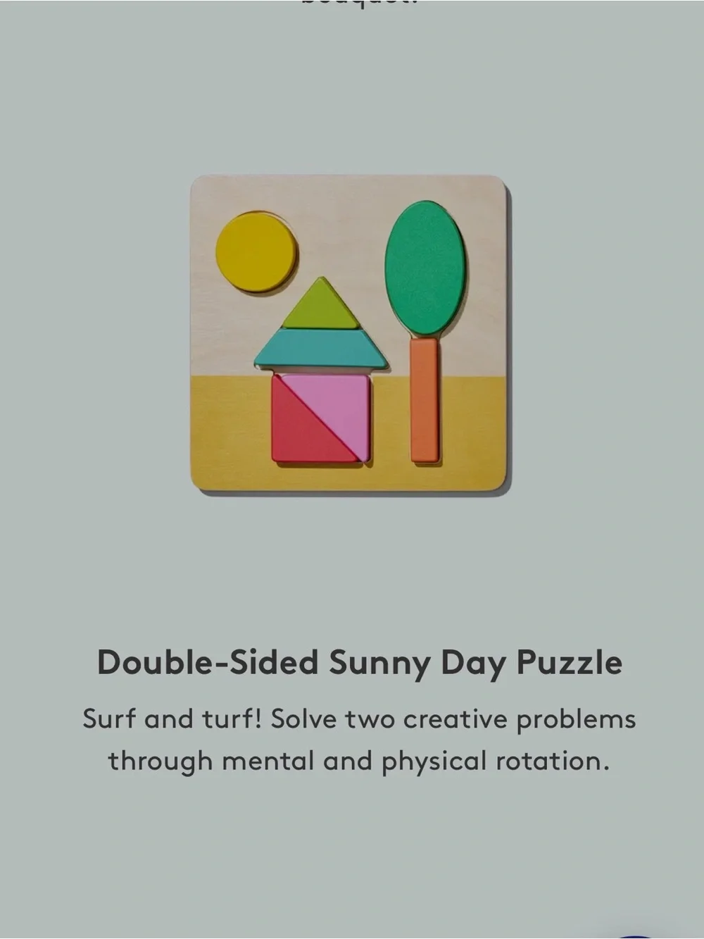 Lovevery- Double Sided Sunny Day Puzzle